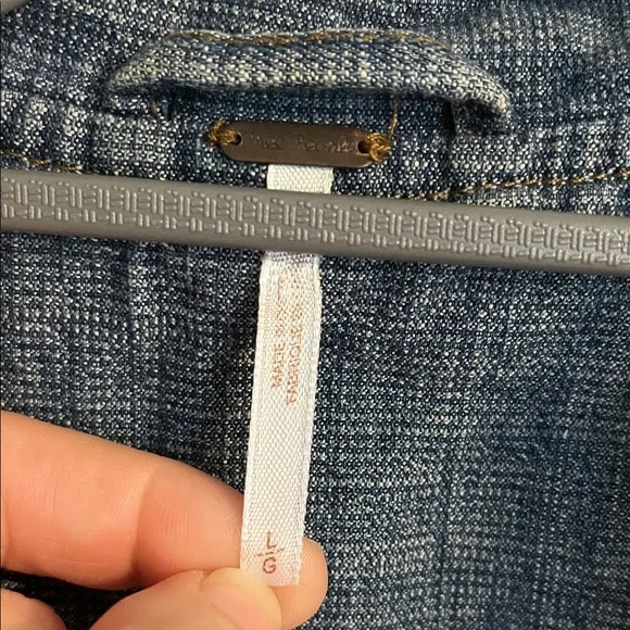 FP Movement by Free People Distressed Blue Jean Jacket - Picture 2 of 5